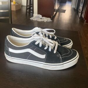 Vans Black and White Men's Shoes